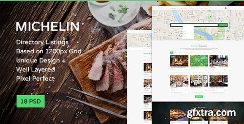 ThemeForest - Michelin — Multipurpose Directory Listing PSD Template 15760480