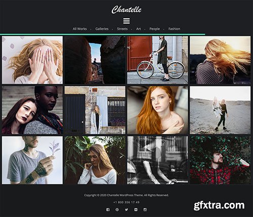 GT3Themes - Chantelle - Photography Website Template