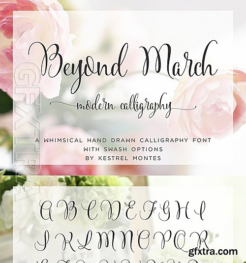 CM - Beyond March calligraphy font 1148532