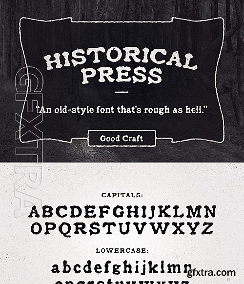 CM - Historical Press font 1141545