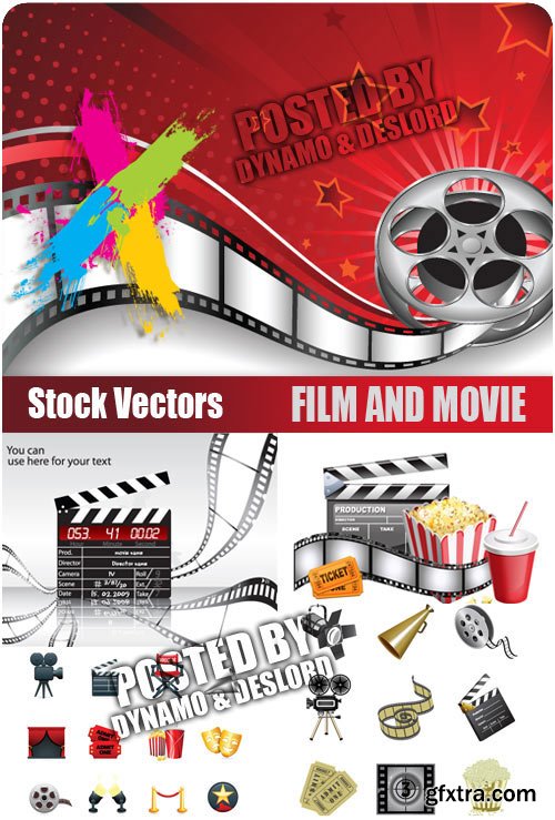 Film and movie - Stock Vectors