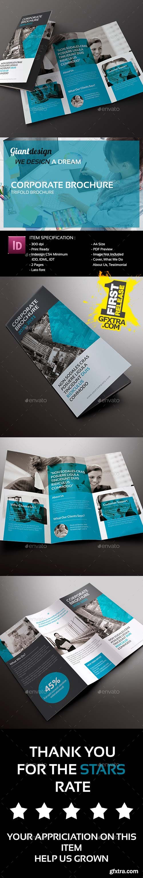 GraphicRiver - Corporate Trifold Brochure 10020433