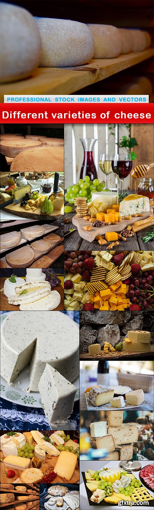Different varieties of cheese - 15 UHQ JPEG