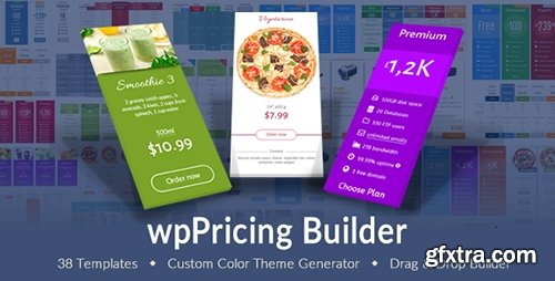 CodeCanyon - wpPricing Builder v1.4.2 - WordPress Responsive Pricing Tables - 13471310