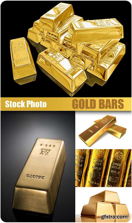 Stock Photo - Gold bars