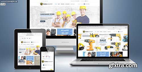 ThemeForest - 456 Industry v1.4.3 - Repair Tools Shop & Construction / Building / Renovation WP Theme - 6147589