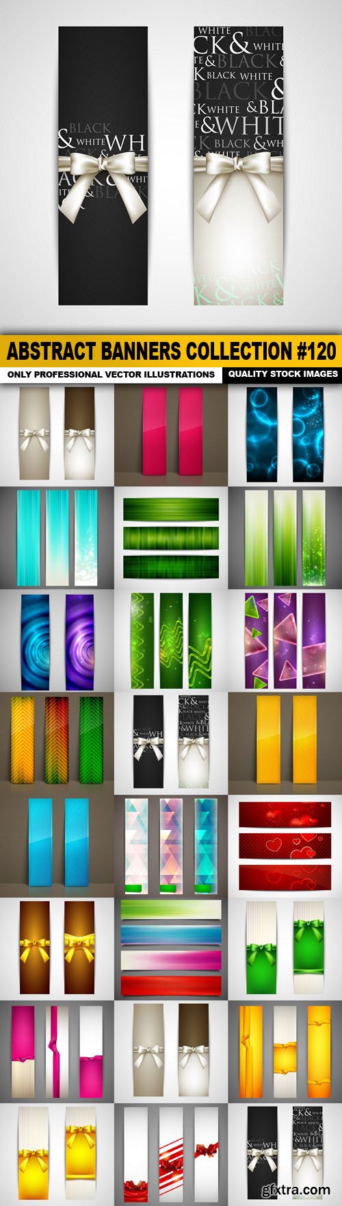 Abstract Banners Collection #120 - 22 Vectors