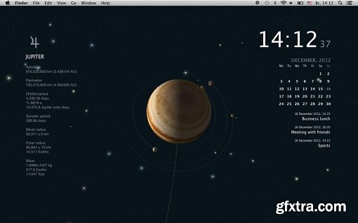 Planets -- Live Wallpaper 1.1 (Mac OS X)