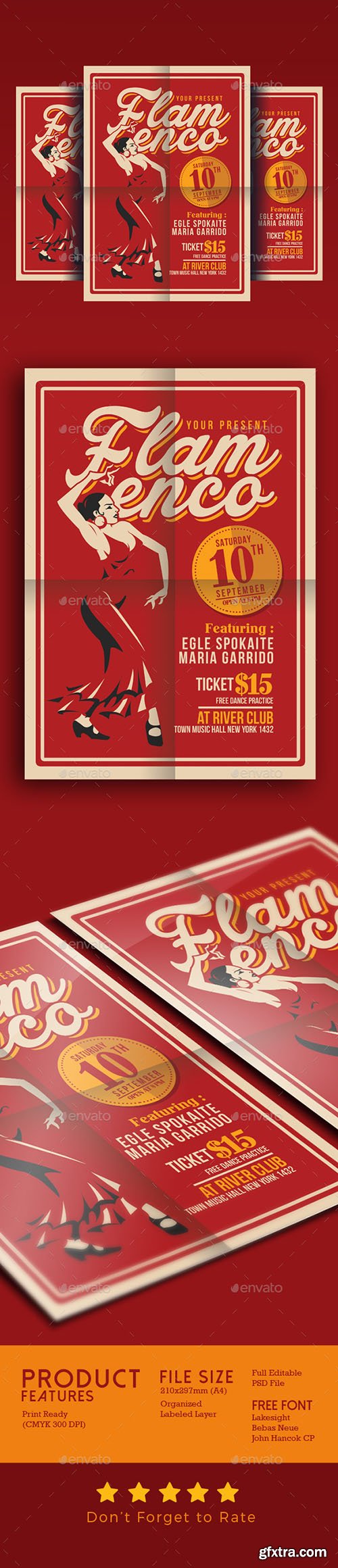 Graphicriver Flamenco Flyer Template 17569690