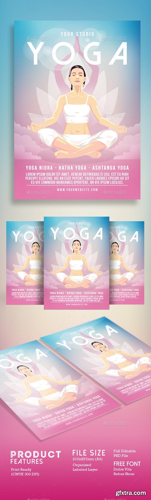 Graphicriver Yoga Flyer Poster 18307397