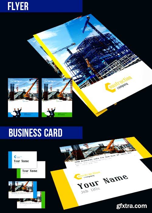 Construction Brochure Pack V3 PSD Template