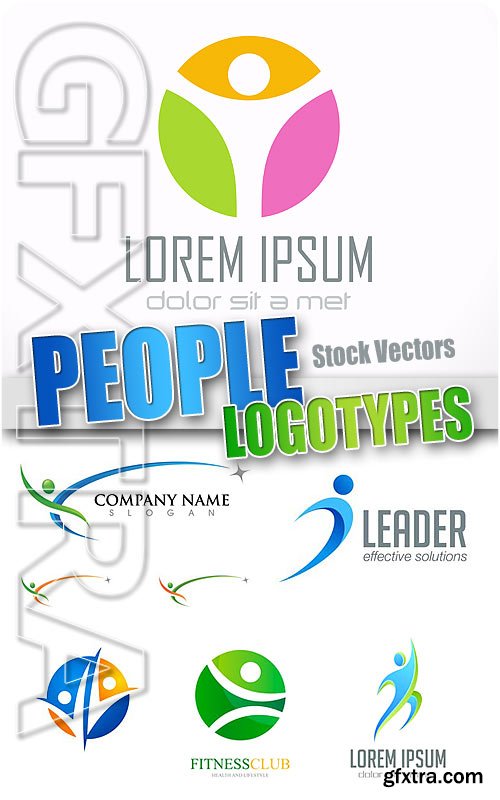 People logos 2 - Stock Vectors