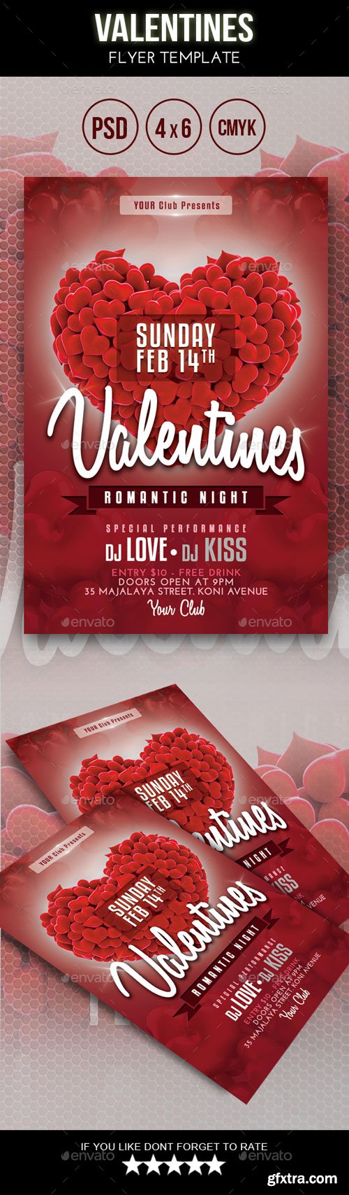 GraphicRiver - Valentines Flyer - 14365916