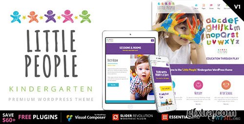 ThemeForest - Little People v1.2.0 - Kindergarten WordPress Theme for PreScool and infants, nurseries and play school - 11494908