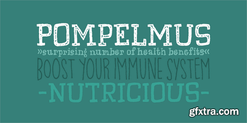 Pompelmus Healthy font