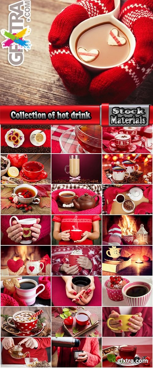 Collection of hot drink tea coffee thermos cup of boiling water sweet holiday sweater 25 HQ Jpeg
