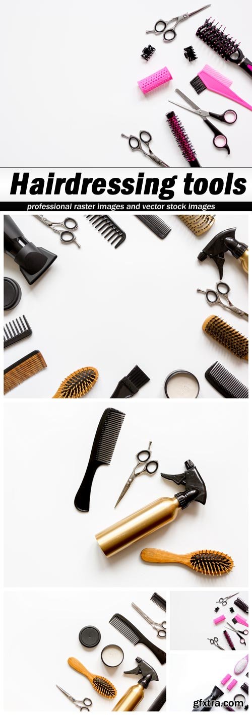 Hairdressing tools - 5 UHQ JPEG