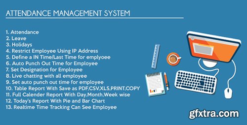 CodeCanyon - Timesheet Attendance Management System v4.3 - 9332842