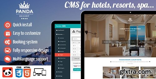 CodeCanyon - Panda Resort v2.1.2 - CMS for single hotel - Booking system - 12913332