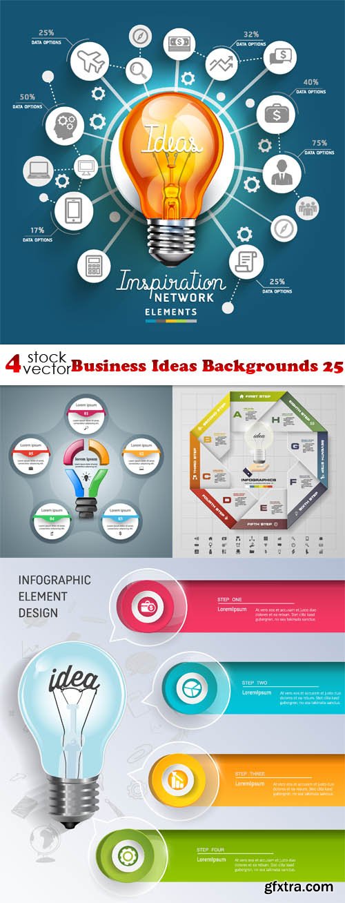 Vectors - Business Ideas Backgrounds 25
