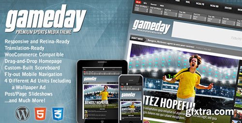 ThemeForest - Gameday v3.01 - WordPress Sports Media Theme - 3777874