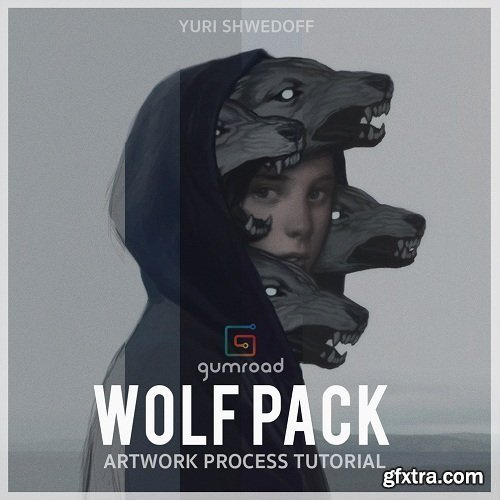 Gumroad - WOLF PACK artwork process tutorial