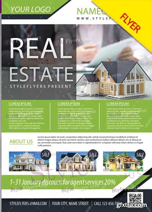 Real Estate PSD V02 Flyer Template