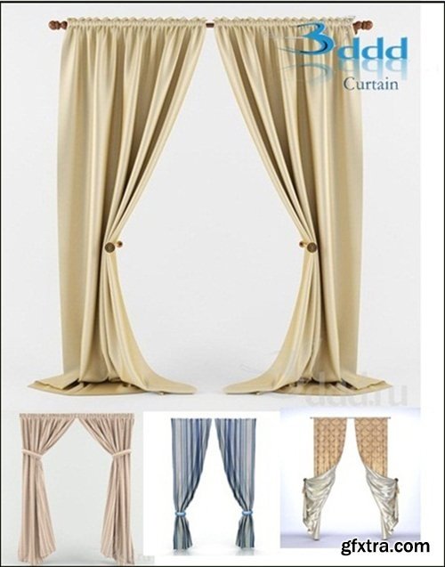 3DDD Curtains Collection