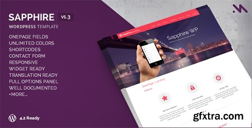 ThemeForest - Sapphire v1.3 - One Page Wordpress Template - 5369718