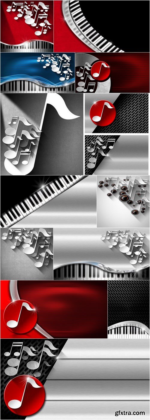 Music Background - 13 UHQ JPEG Stock Images