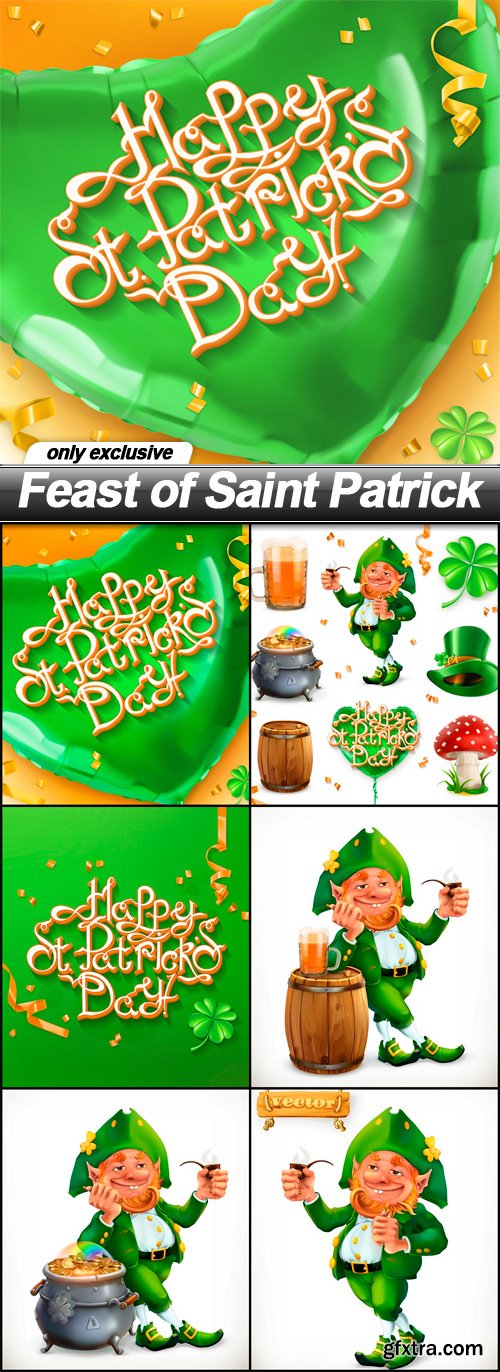 Feast of Saint Patrick - 6 EPS