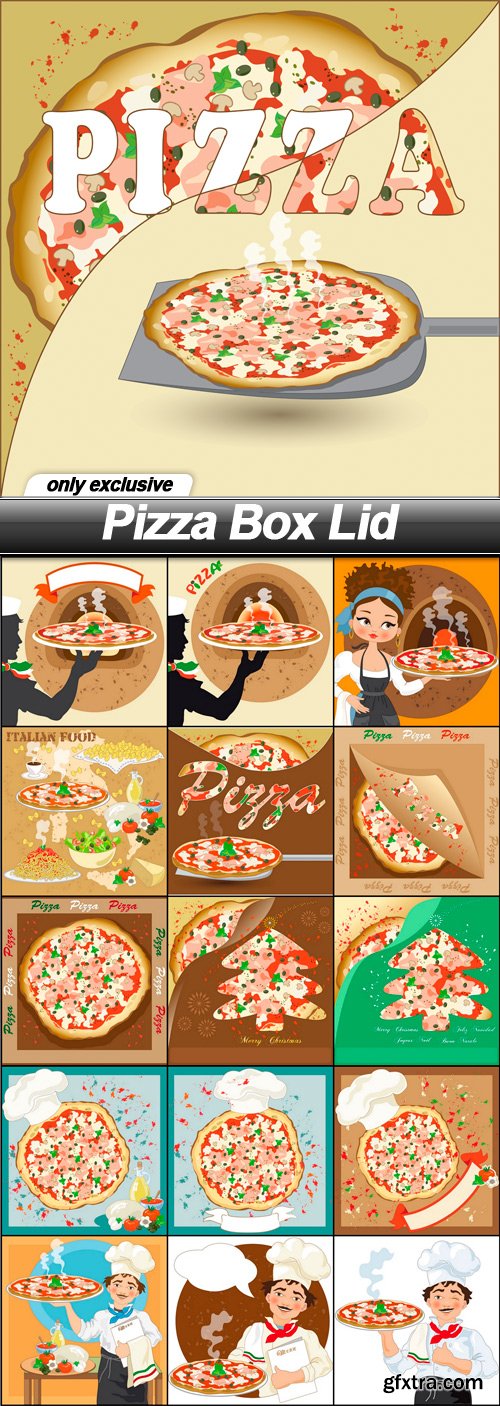 Pizza Box Lid - 16 EPS