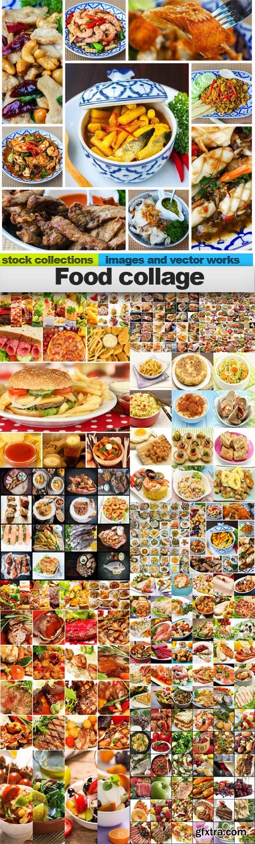 Food collage, 15 x UHQ JPEG