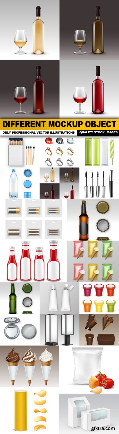 Different Mockup Object - 20 Vector
