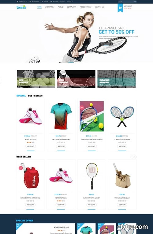 LeoTheme - Leo Tennis v1.0 - Responsive PrestaShop Sport Theme