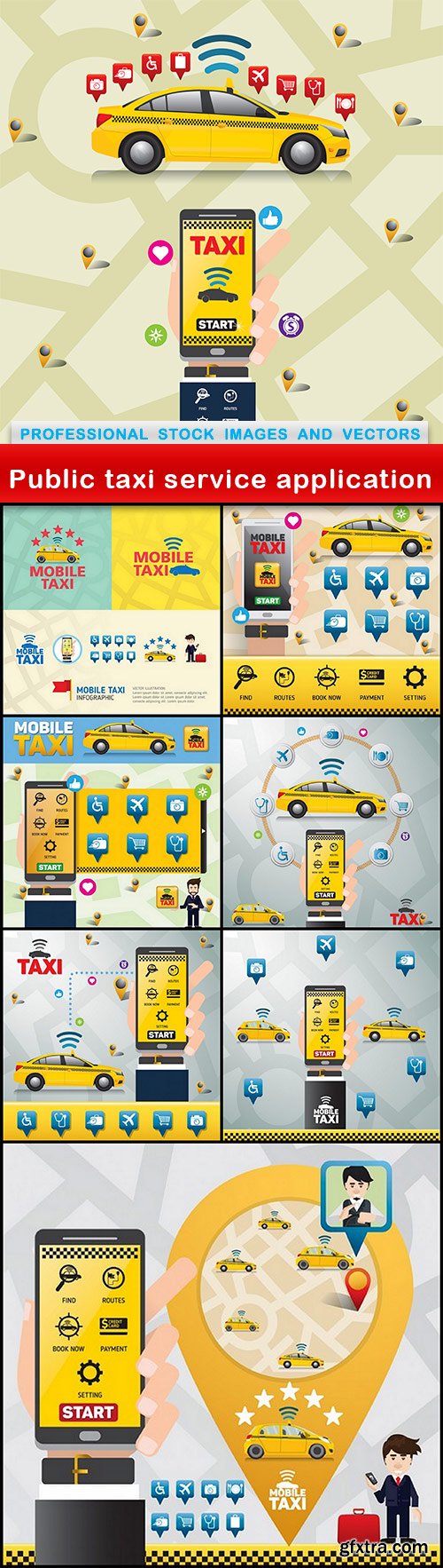 Public taxi service application - 8 EPS