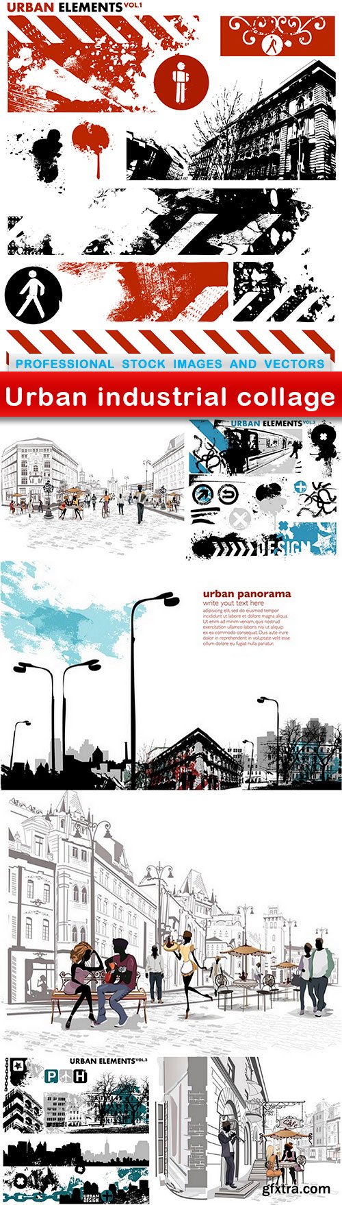Urban industrial collage - 7 UHQ JPEG
