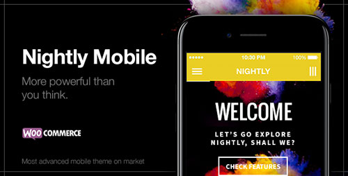 ThemeForest Nightly Mobile | The Ultimate Mobile Theme 13666643