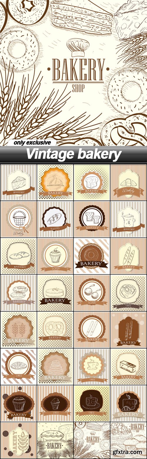 Vintage bakery - 32 EPS