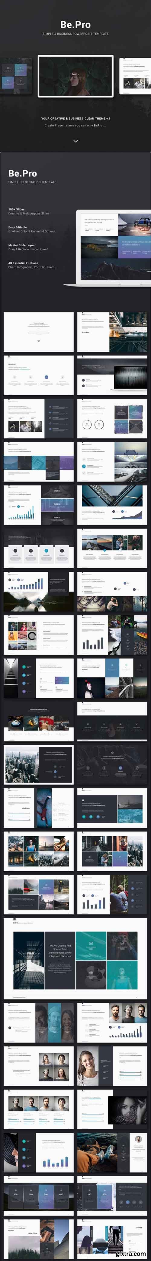 GR - BePro Simply & Business Powerpoint Template 18369694