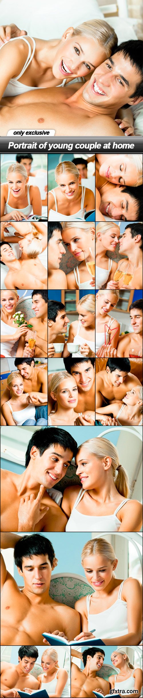 Portrait of young couple at home - 17 UHQ JPEG
