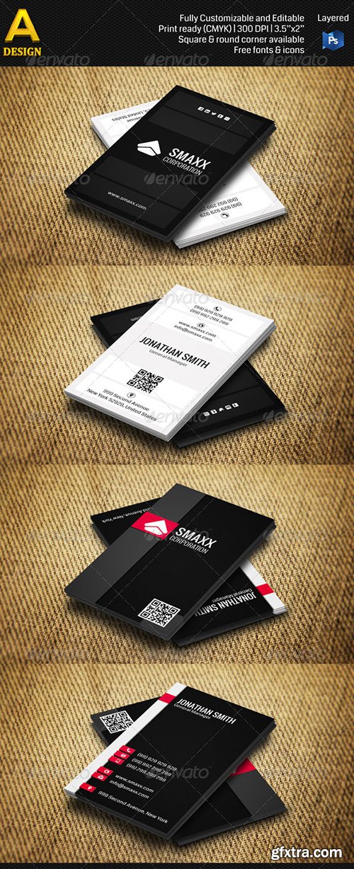 GraphicRiver - Corporate Business Card Bundle ANB0017 7227384