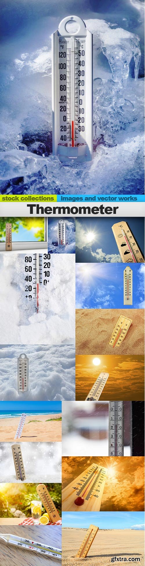 Thermometer, 15 x UHQ JPEG