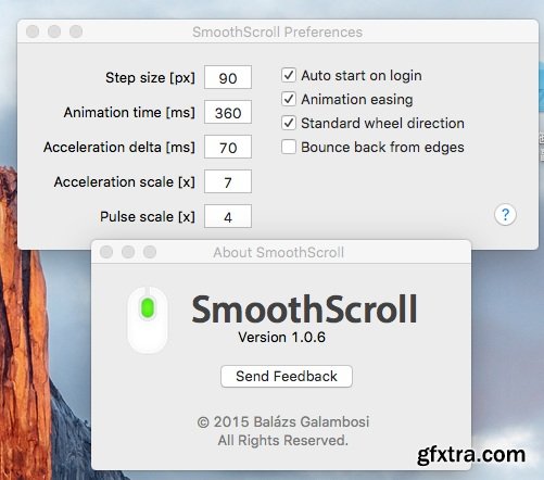 SmoothScroll 1.1.5 (Mac OS X)