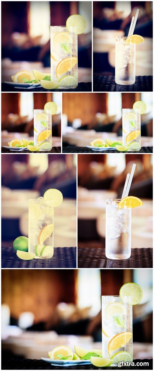 Water with ice and lemon 7X JPEG