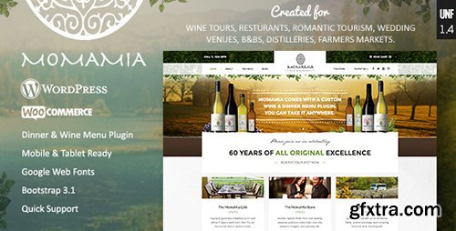 ThemeForest - Momamia v1.42 - Restaurant & Winery WooCommerce WP Theme - 8913562