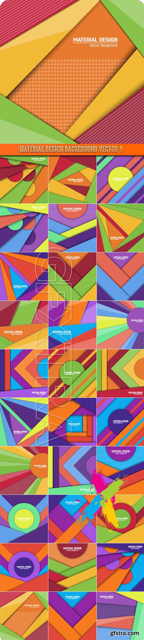 Material design background vector 9
