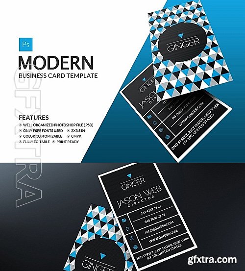 CM - Modern Business Card 1161867