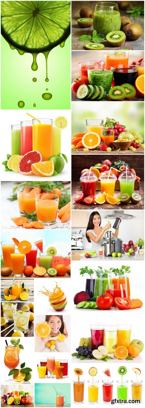 Juice From Fresh Fruit - 20 HQ Images