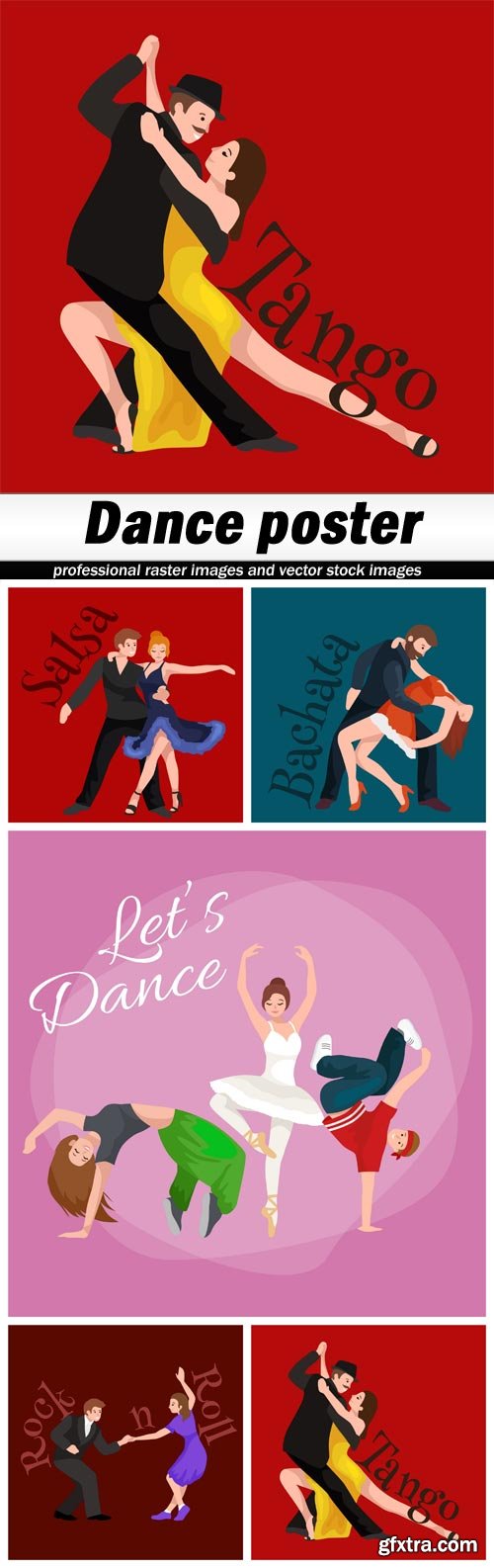 Dance poster - 5 EPS